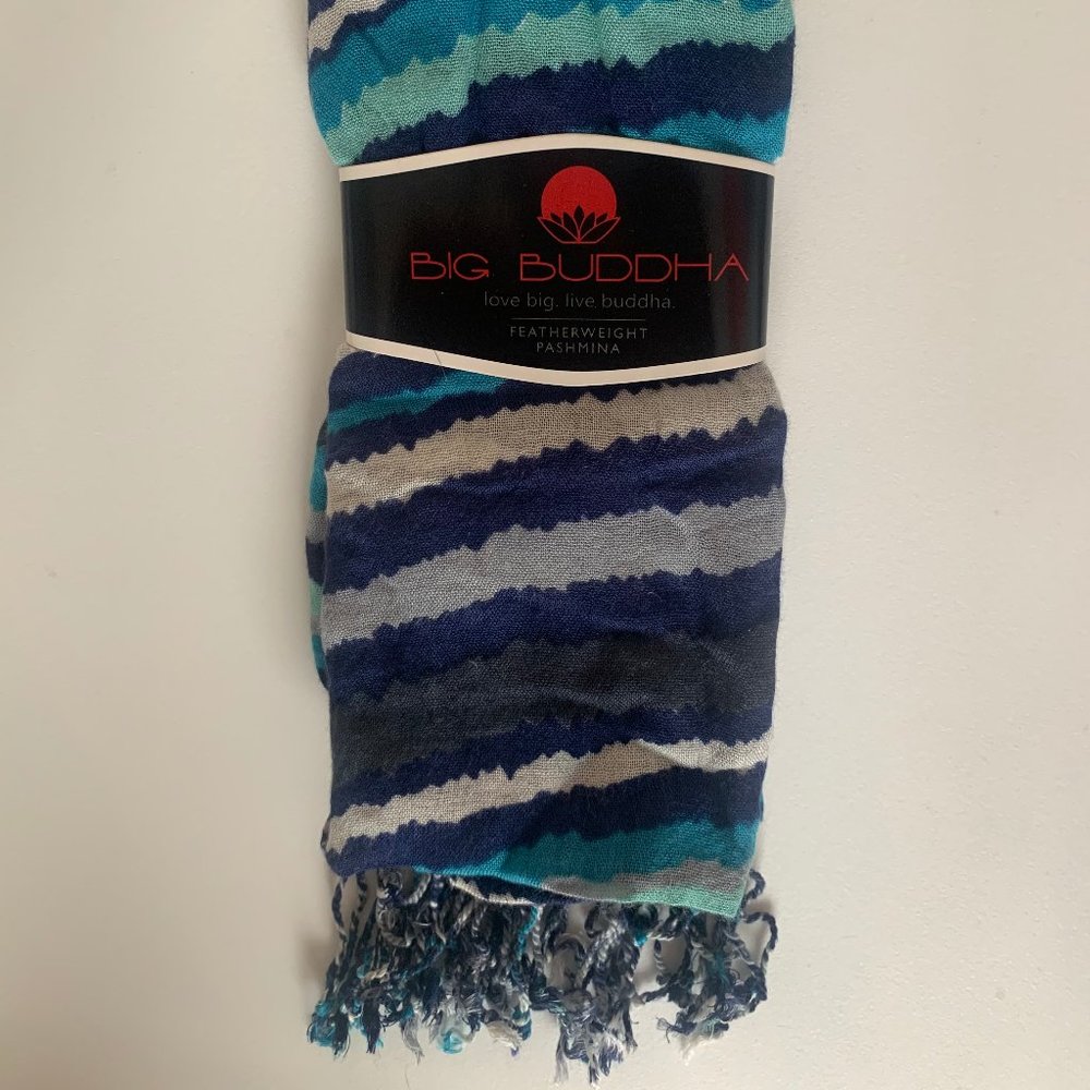 Big Buddha Blue Scarf